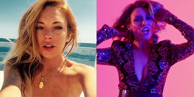 Lindsay Lohan Dannii Minogue