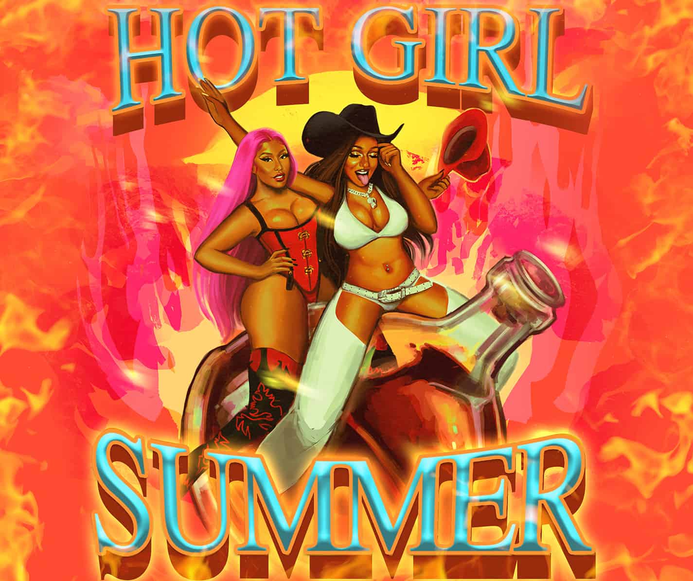 Megan Thee Stallion Nicki Minaj Hot Girl Summer