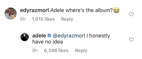 Adele Instagram