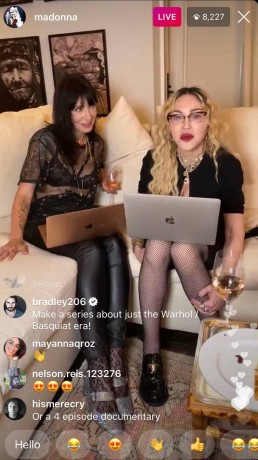 Madonna Instagram Live September 2020