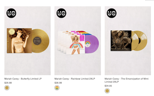 Mariah Carey Albums Vinyl
