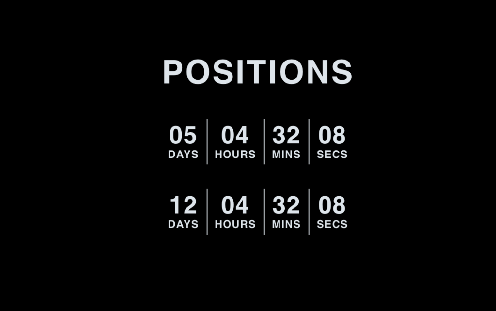 Ariana Grande Positions Countdown