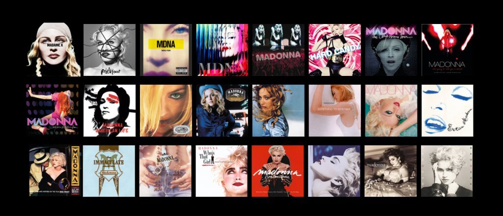 Madonna Discography Catalog